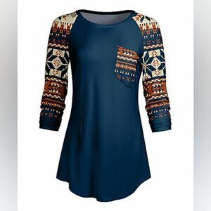 Lily Raglan Tunic sz Med